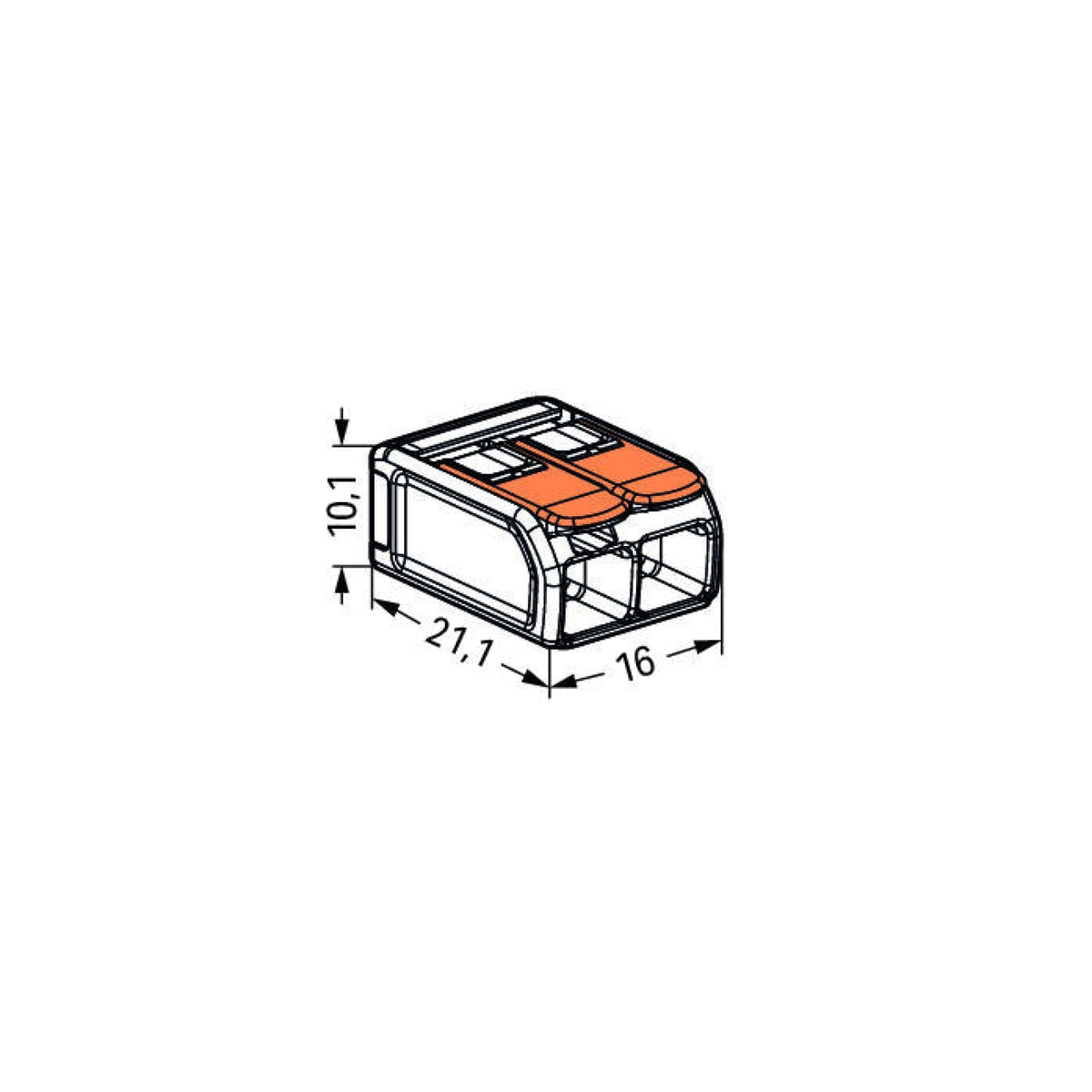 Caja Conector 221-612 (50 pz)