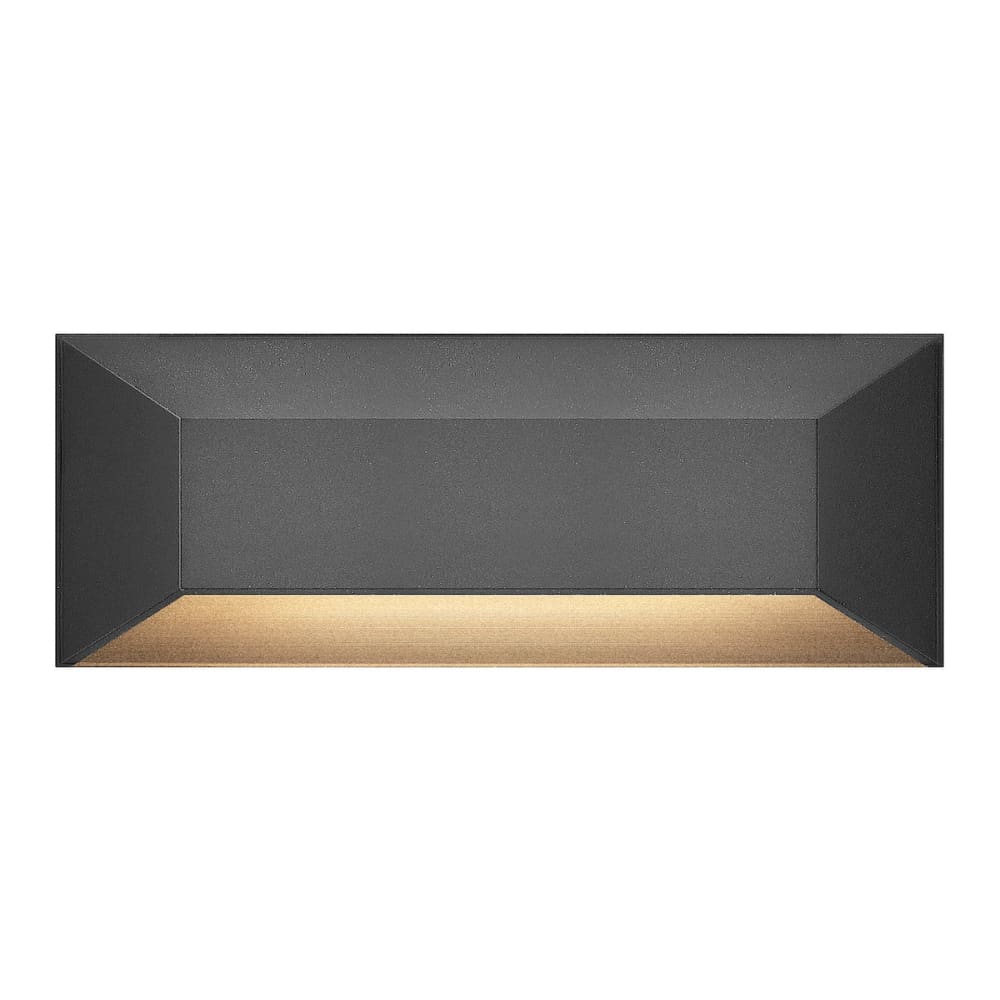 Nuvi Coastal Outdoor Deck Sconce - Rectangular - Large - Black