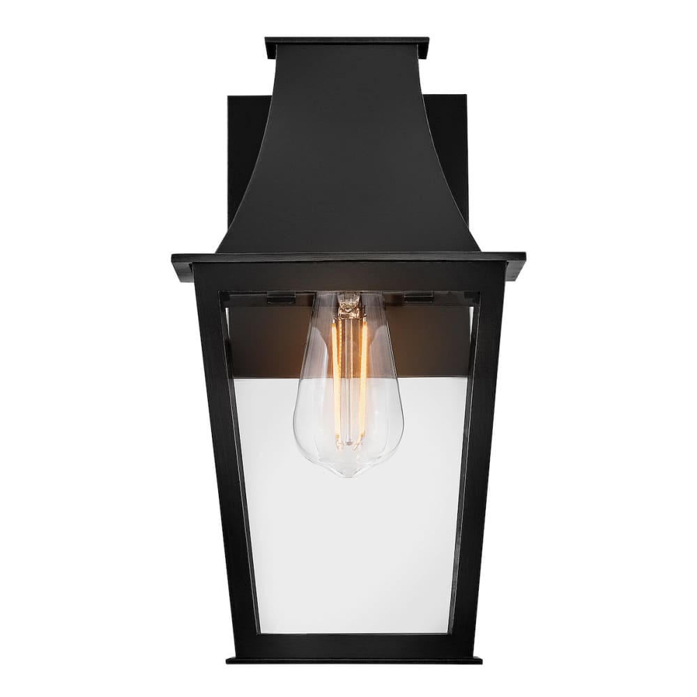 Georgetown Coastal Outdoor Wall Lantern - Small 12.5" - Black