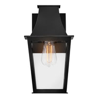 Georgetown Coastal Outdoor Wall Lantern - Small 12.5" - Black