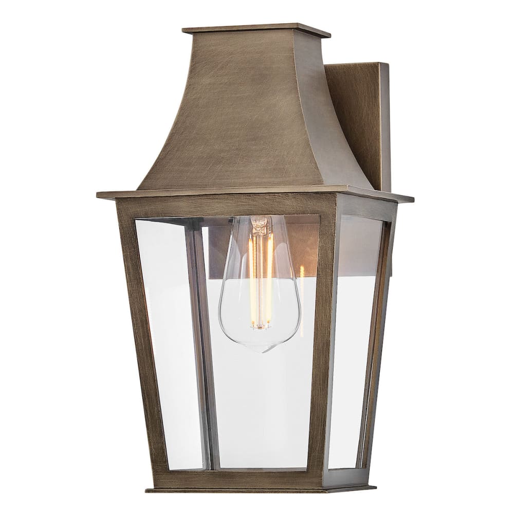 Georgetown Coastal Outdoor Wall Lantern - Small 12.5" - Bronze