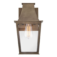 Georgetown Coastal Outdoor Wall Lantern - Small 12.5" - Bronze