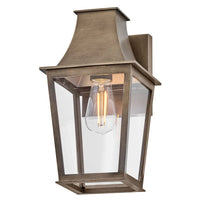 Georgetown Coastal Outdoor Wall Lantern - Small 12.5" - Bronze