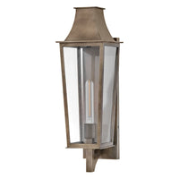 Georgetown Coastal Outdoor Wall Lantern - Medium 21.75" - Bronze