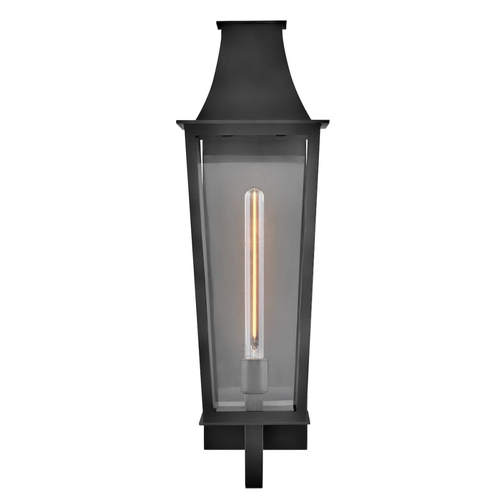 Georgetown Coastal Outdoor Wall Lantern - Large 26.75" - Black