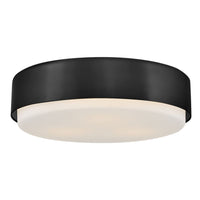 Cedric Flush Mount - Medium - Black