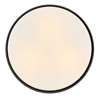 Cedric Flush Mount - Medium - Black