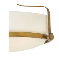 Harper 14.5" Semi-Flush Mount - Brass