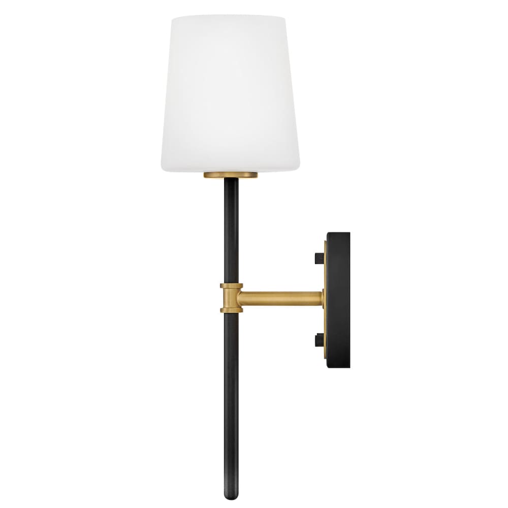 Saunders Wall Sconce - Black/Brass