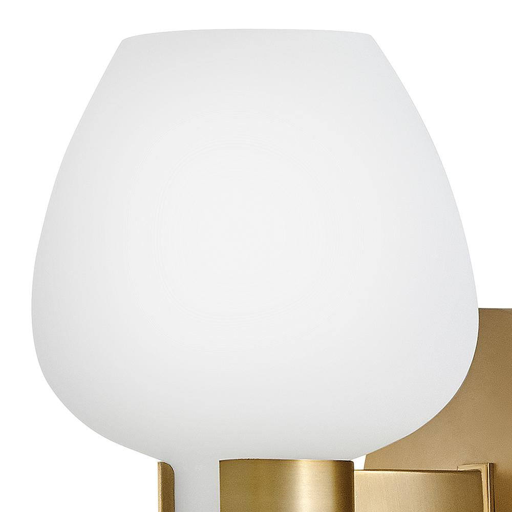 Sylvie 1 Light Wall Sconce - Heritage Brass