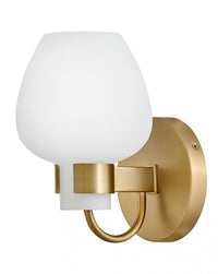 Sylvie 1 Light Wall Sconce - Heritage Brass