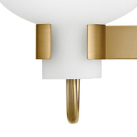 Sylvie 2 Light Vanity - Heritage Brass