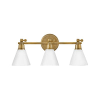 Arti 3 Light Vanity - Heritage Brass