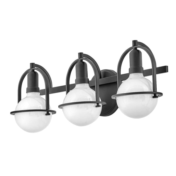 Somerset 3 Light Vanity - Black