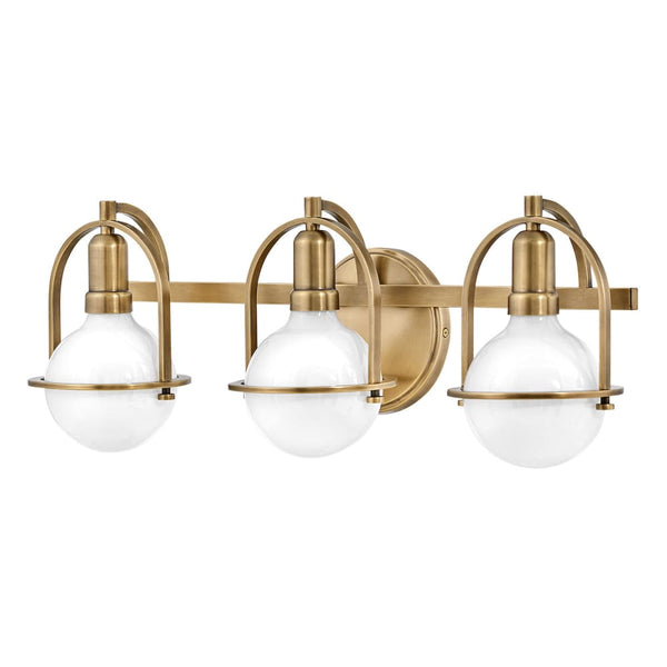 Somerset 3 Light Vanity - Brass