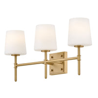 Saunders 3 Light Vanity - Brass