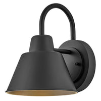 Wes Coastal Outdoor Wall Lantern - Black