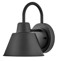 Wes Coastal Outdoor Wall Lantern - Black