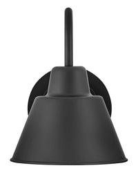 Wes Coastal Outdoor Wall Lantern - Black