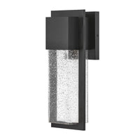 Alex Coastal Outdoor Wall Lantern - Small 15.75" - Black