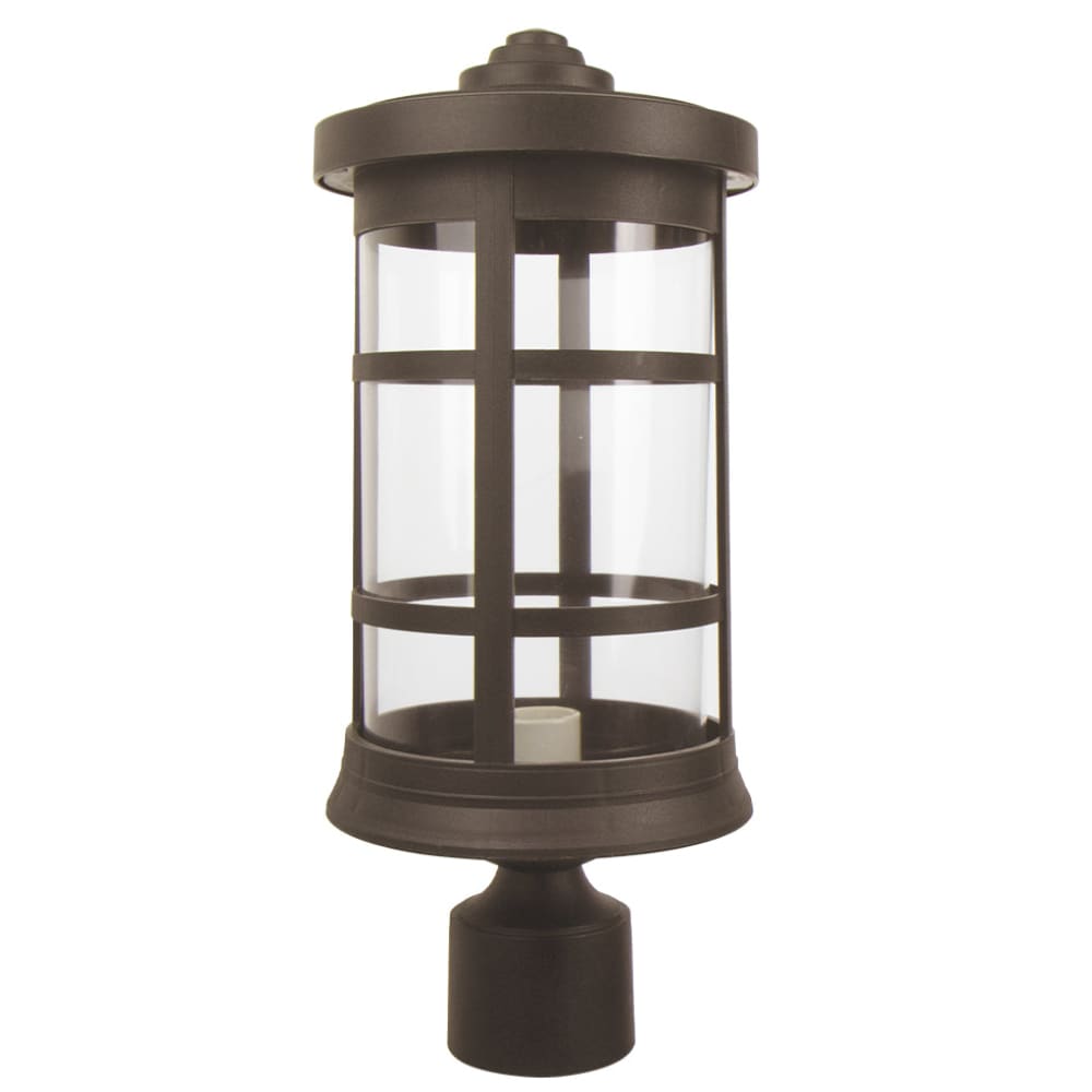 Artisan Cylinder Coastal Outdoor Post Top - Bronze