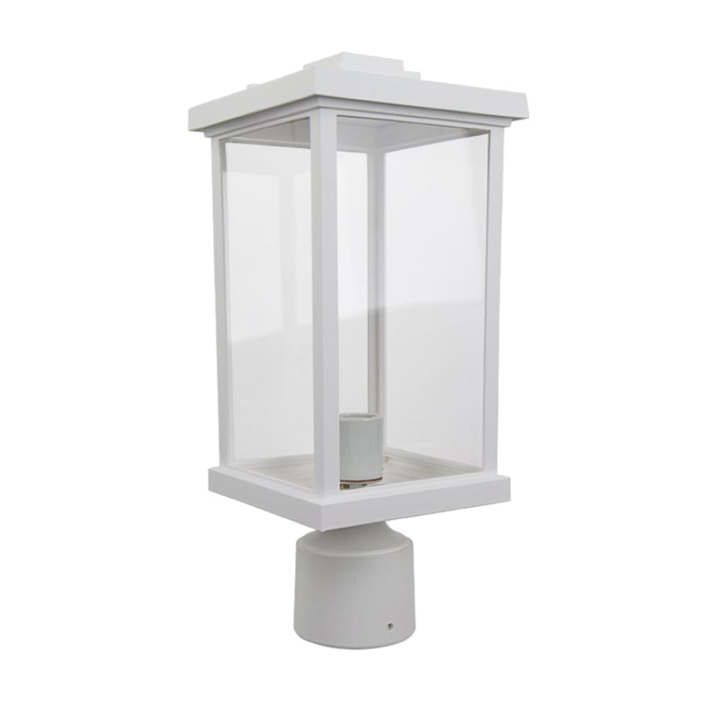 Artisan Square Coastal Outdoor Post Top - White