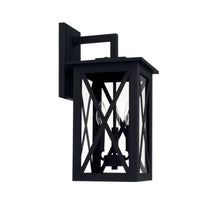 Capital Lighting Avondale Three Light Outdoor Wall Lantern 926631BK Coastal Lighting