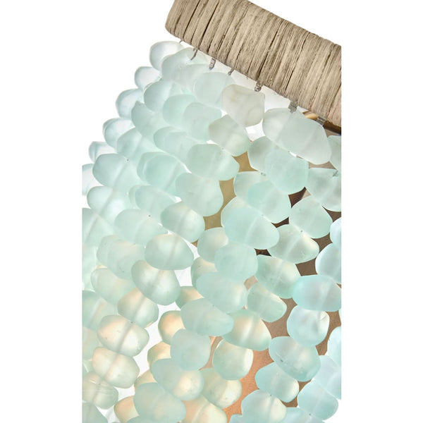 Dune Blue Sea Glass Chandelier