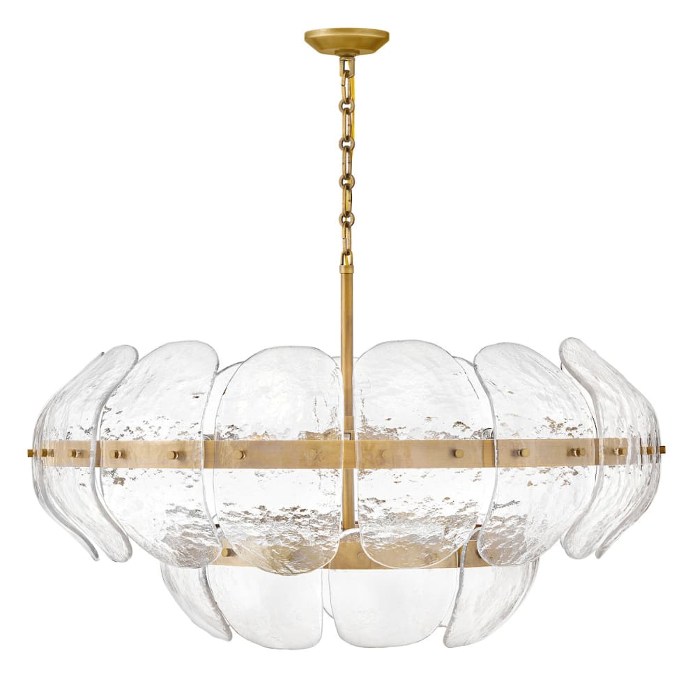 Lillia Textured Glass Chandelier