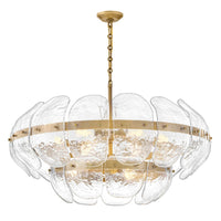 Lillia Textured Glass Chandelier