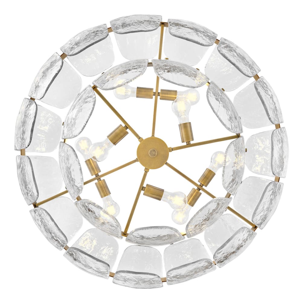 Lillia Textured Glass Chandelier