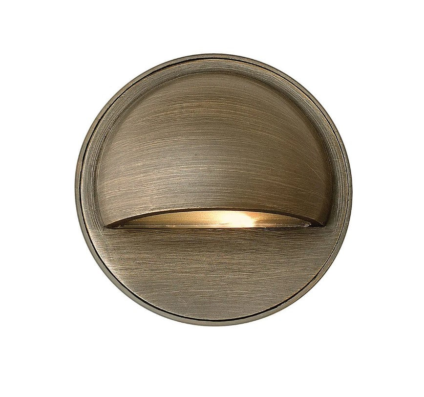 Hardy Island Brass Coastal Deck Sconce - Round