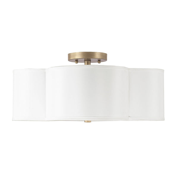 Capital Lighting Four Light Semi-Flush 4453BG-561 Coastal Lighting