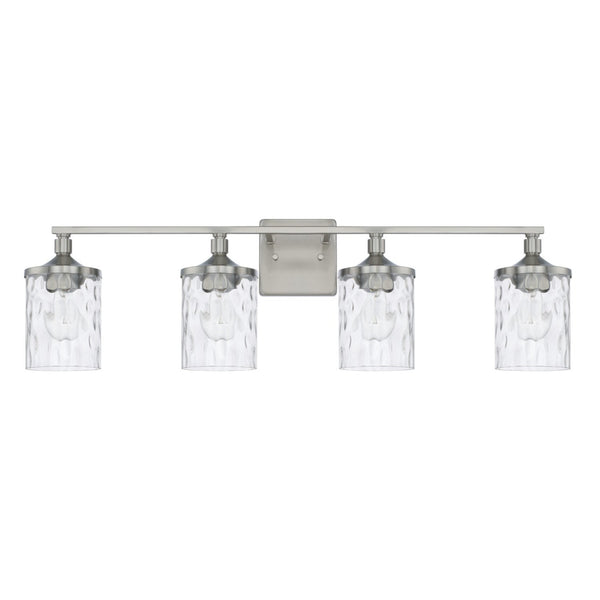 Capital Lighting Four Light Vanity Fixture 128841BN-451 Coastal Lighting