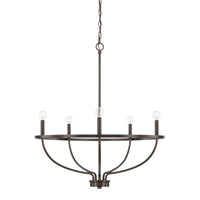 Capital Lighting Five Light Chandelier 428551BZ Coastal Lighting