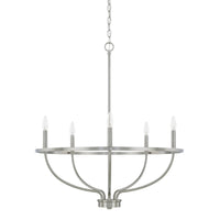 Capital Lighting Five Light Chandelier 428551BN Coastal Lighting